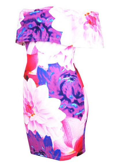 F2376  fashion print dress